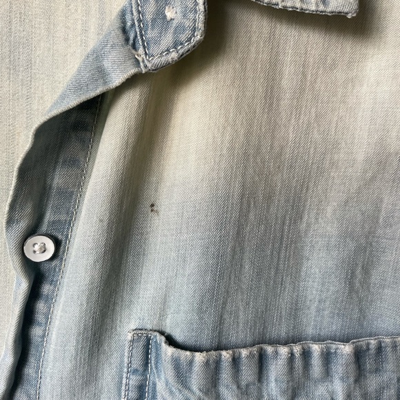 Lucky brand denim button down - Picture 3 of 4